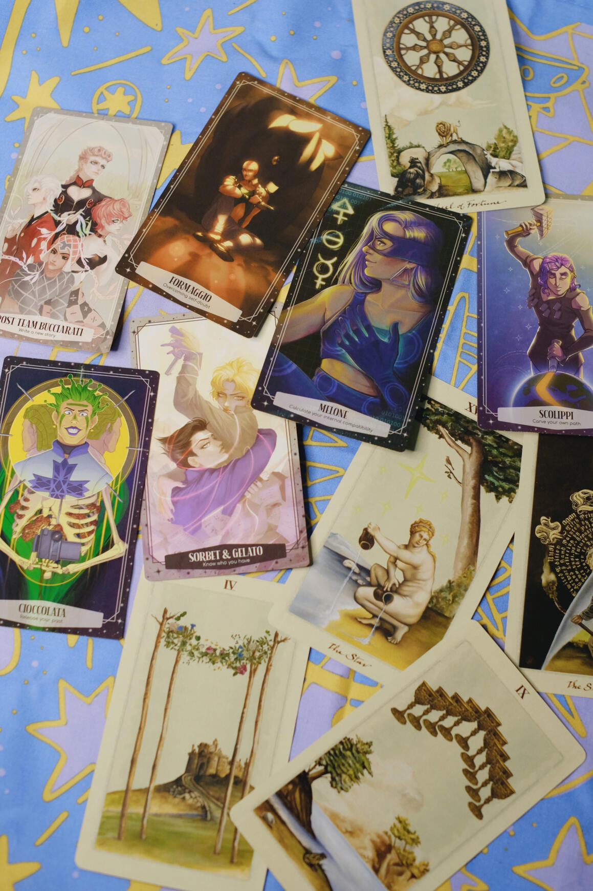 Our deck works with tarot decks too!